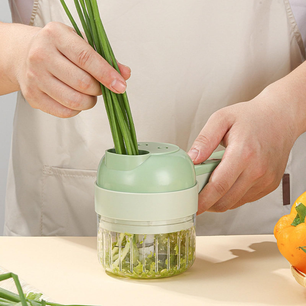 4 In 1 Cordless Electric Vegetable Cutter V347