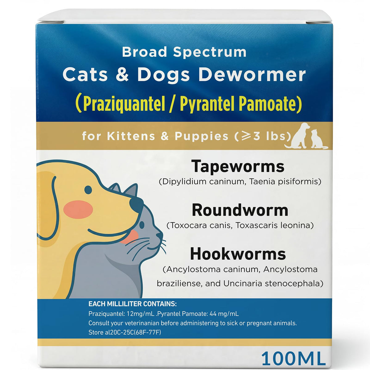 Broad Spectrum Dewormer for Cats & Dogs J966589