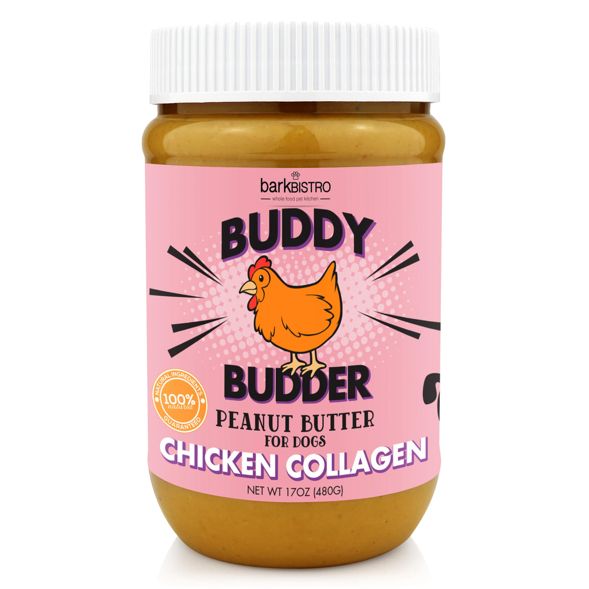 Chicken Collagen Peanut Butter Dog Treats 17oz A739847