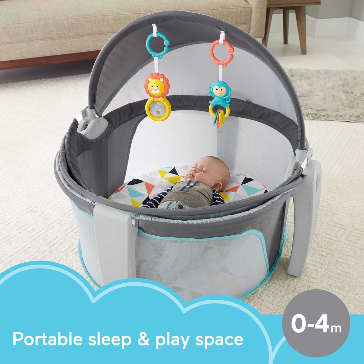 Portable Bassinet Baby Dome with Canopy Z930
