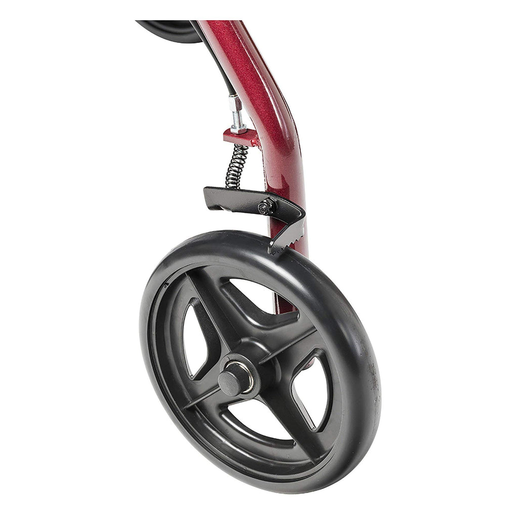 Red Aluminum Rollator with Padded Seat G705316