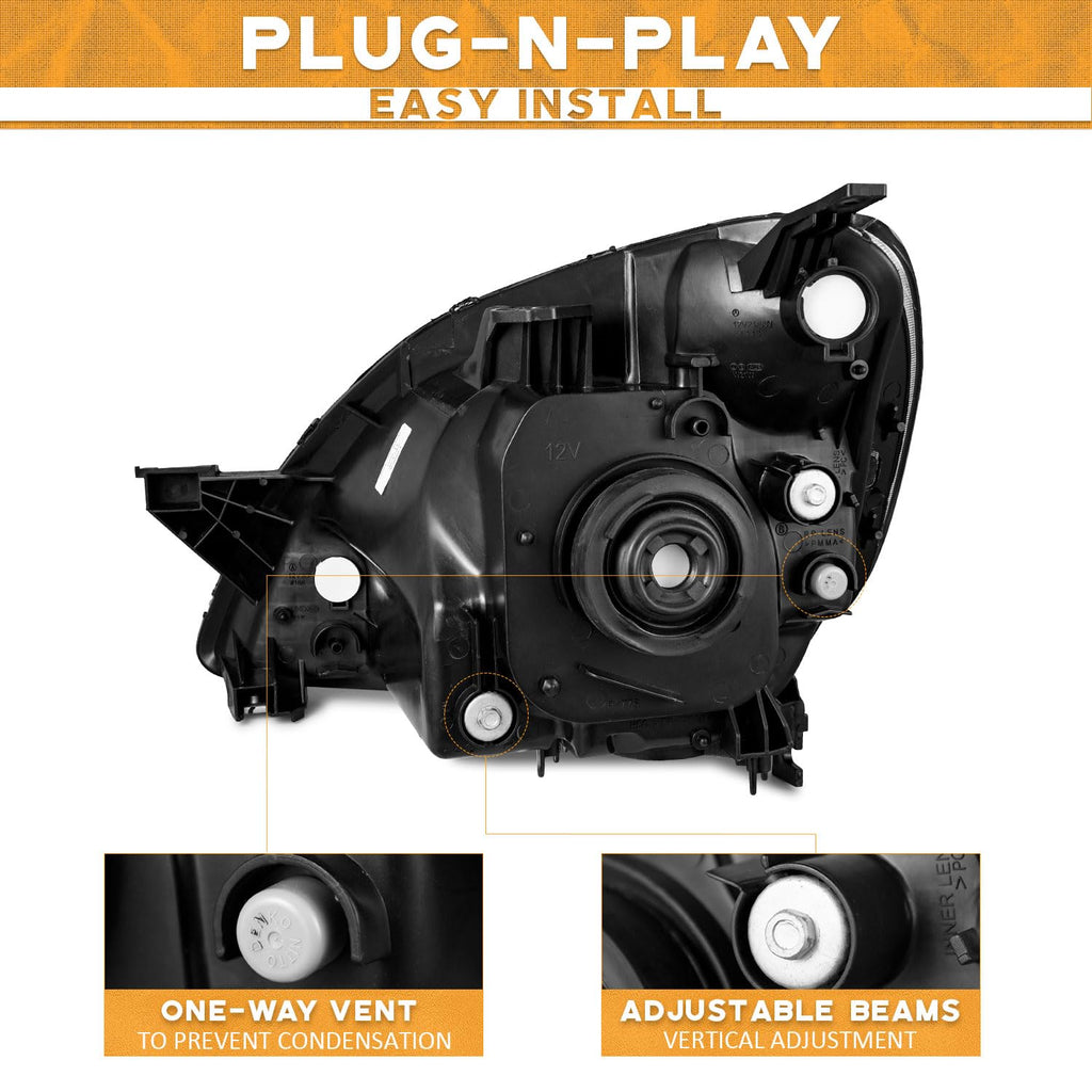 Halogen Headlights Assembly G61385