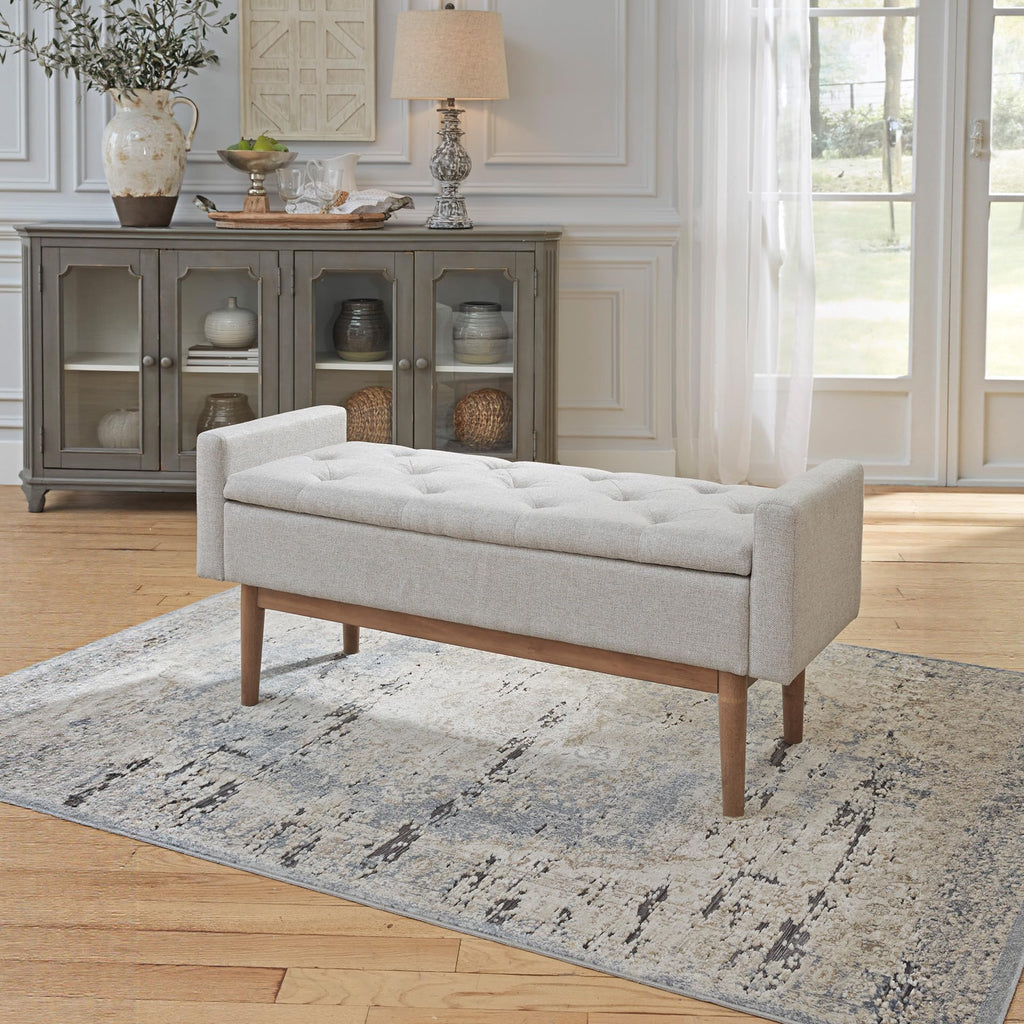 Upholstered Storage Bench Q554