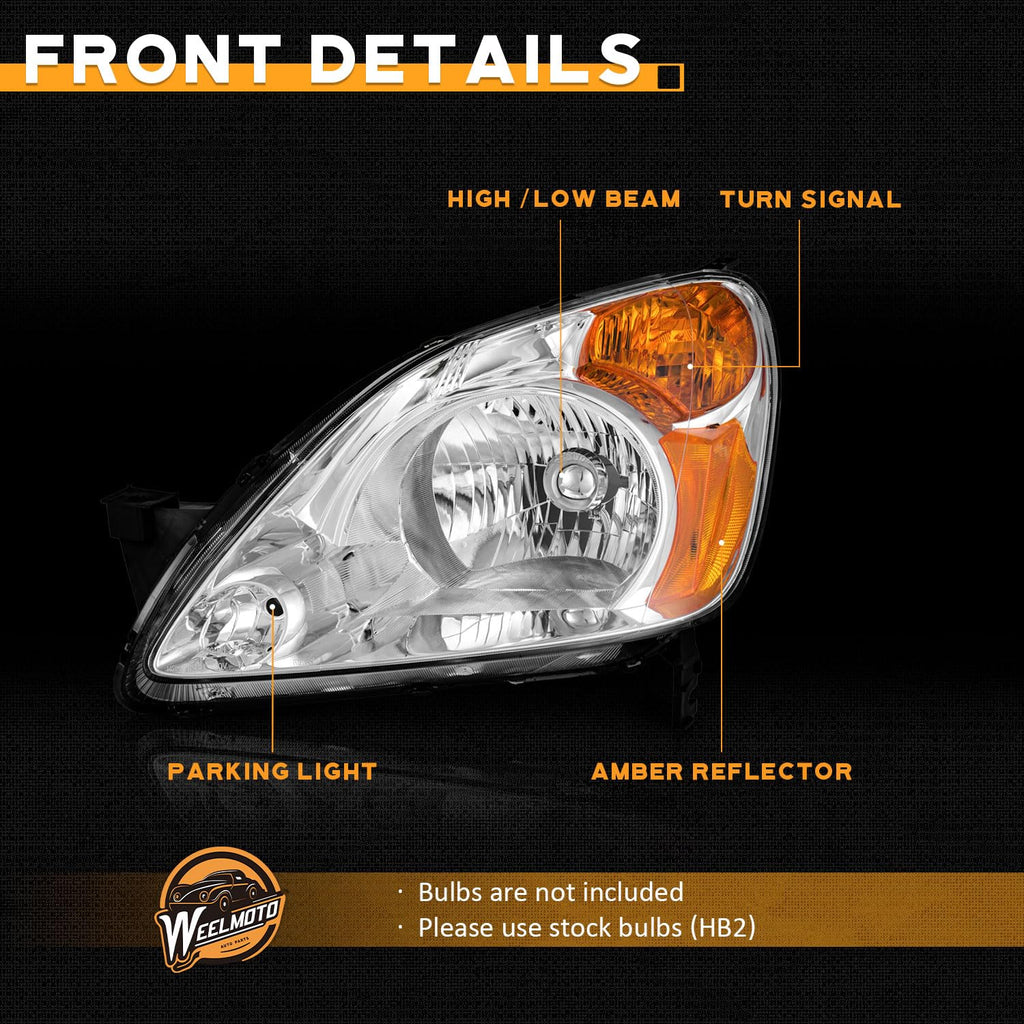 Halogen Headlights Assembly G61385