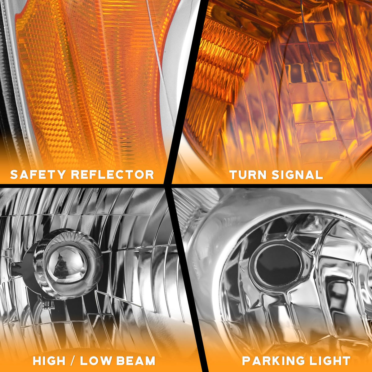 Halogen Headlights Assembly G61385