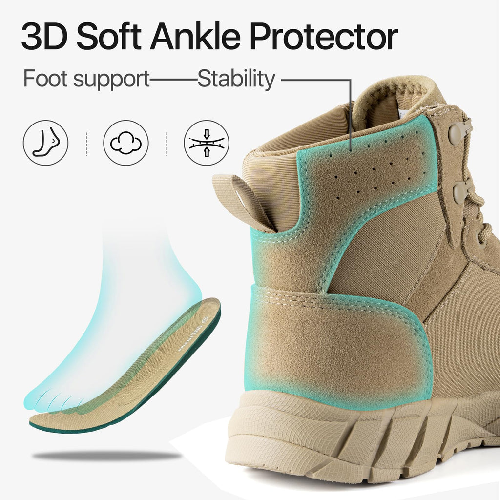 Women's 6 Inches Lightweight Waterproof Hiking Work Boots M91775