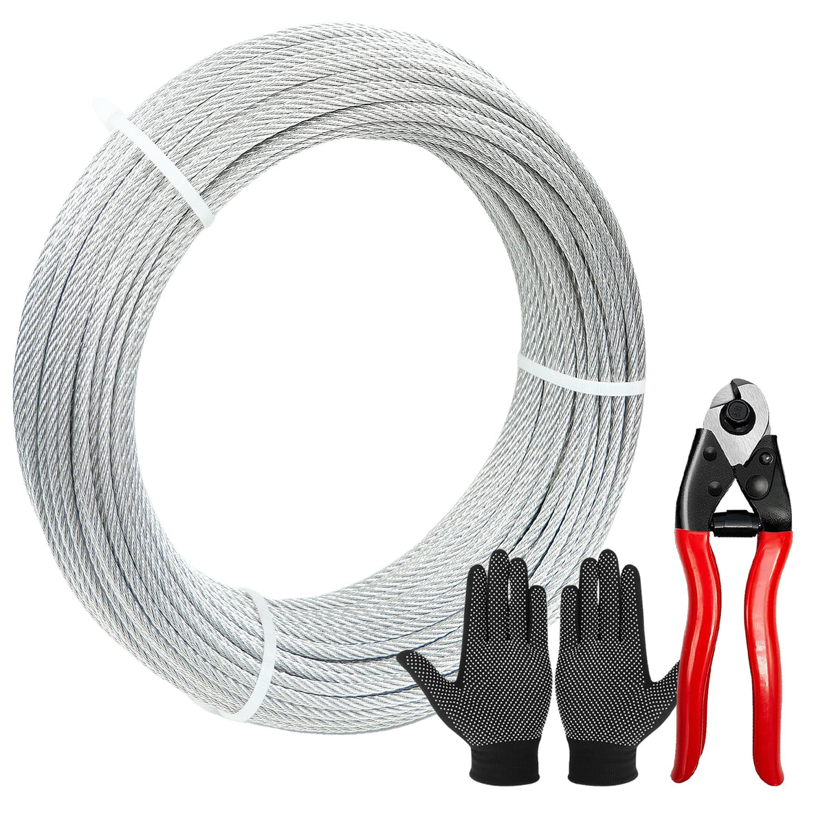 T316 Stainless Steel Cable 7x7 Strands 150FT W30442