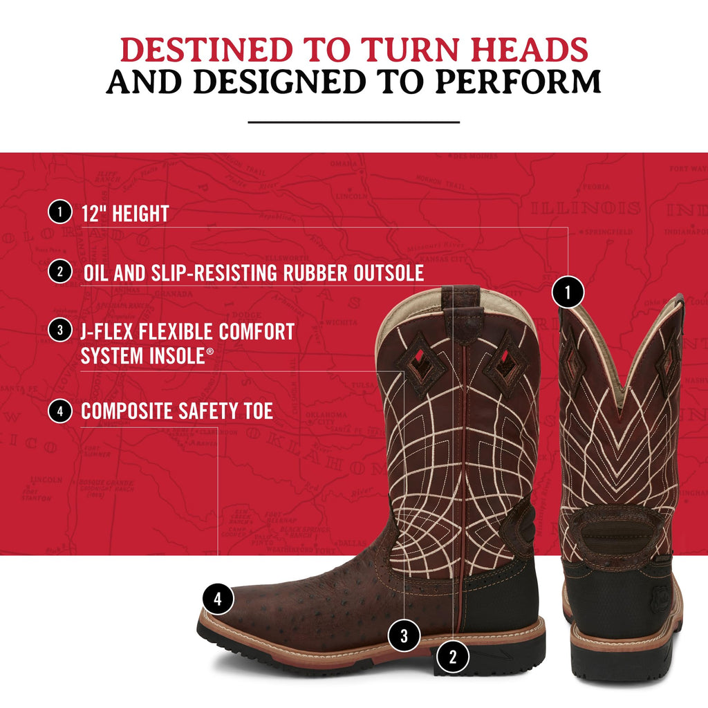 12" Waterproof Work Boots K6914