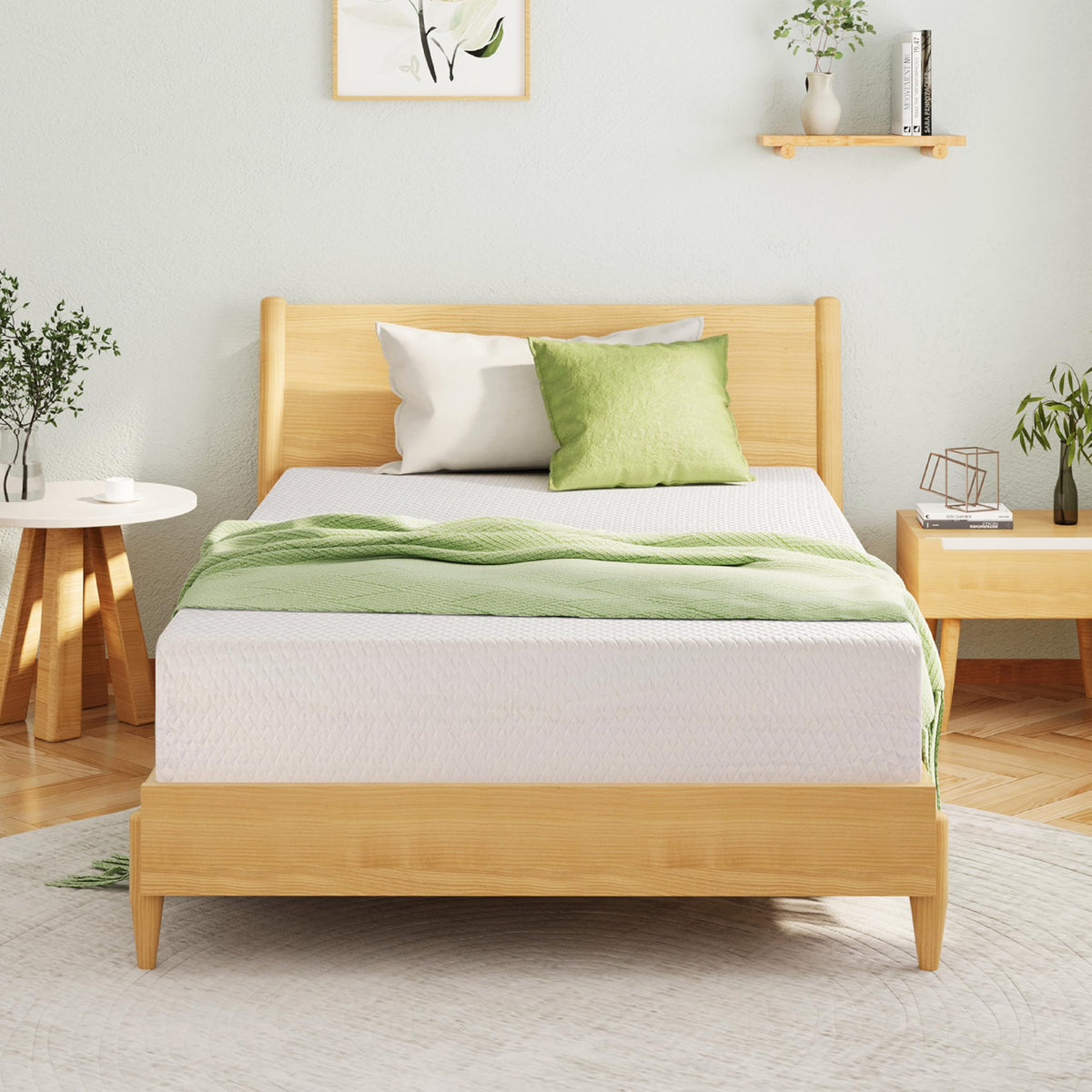 Full Size 8 Inch Medium Firm Memory Foam Mattress I126