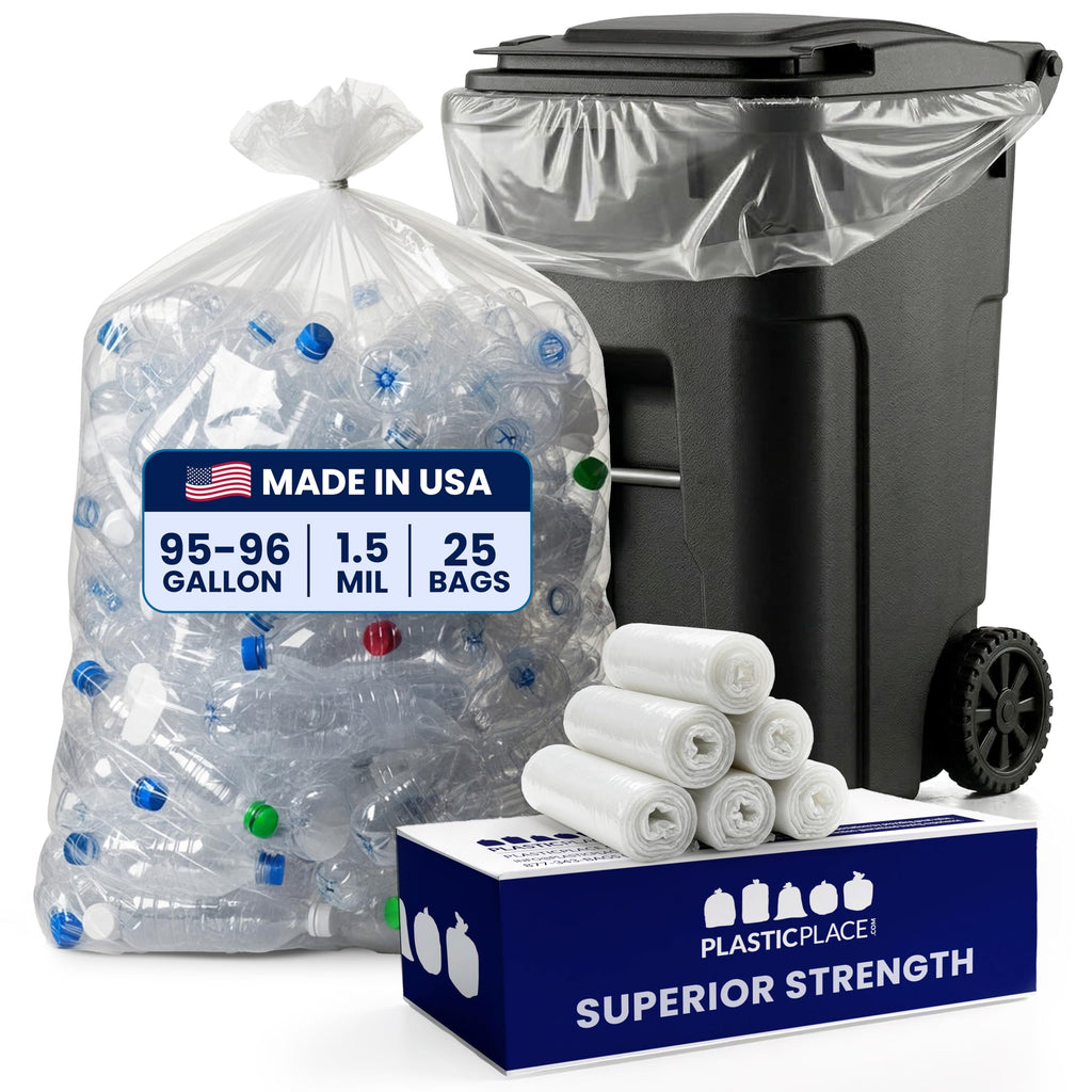 95-96 Gallon Garbage Can Liners, 25 Count F194