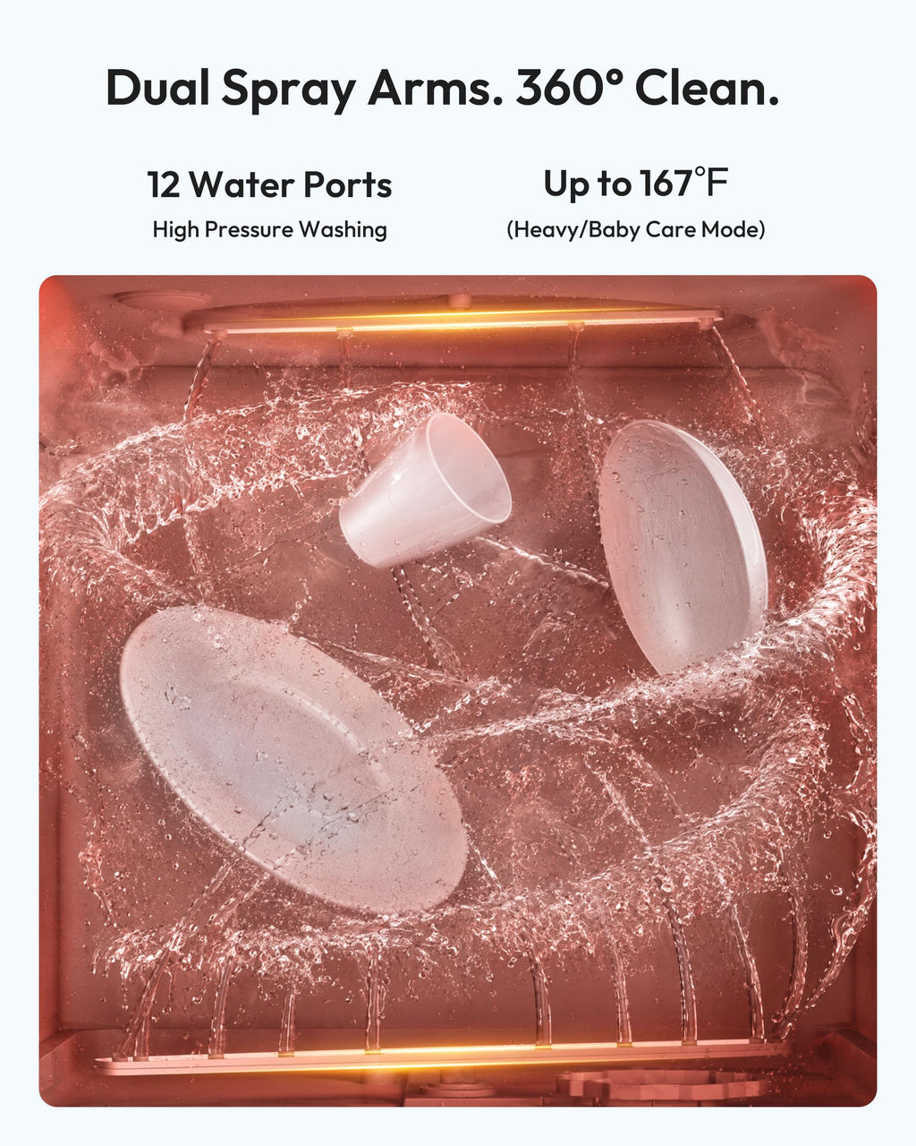 Countertop Dishwasher Portable with 5L Tank M247
