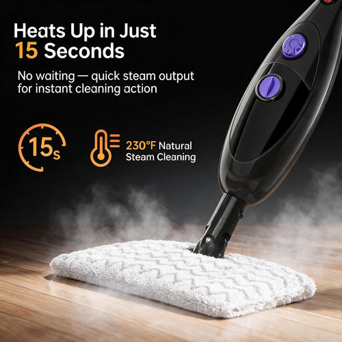 12-in-1 Steam Mop Detachable Handheld Steam Cleaner H252