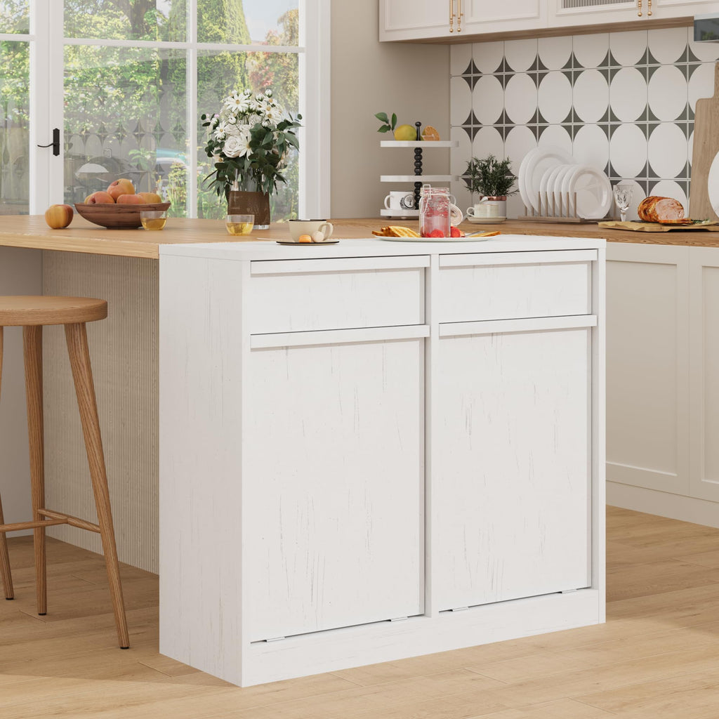Double Tilt Out Laundry Hamper Cabinet Z6547