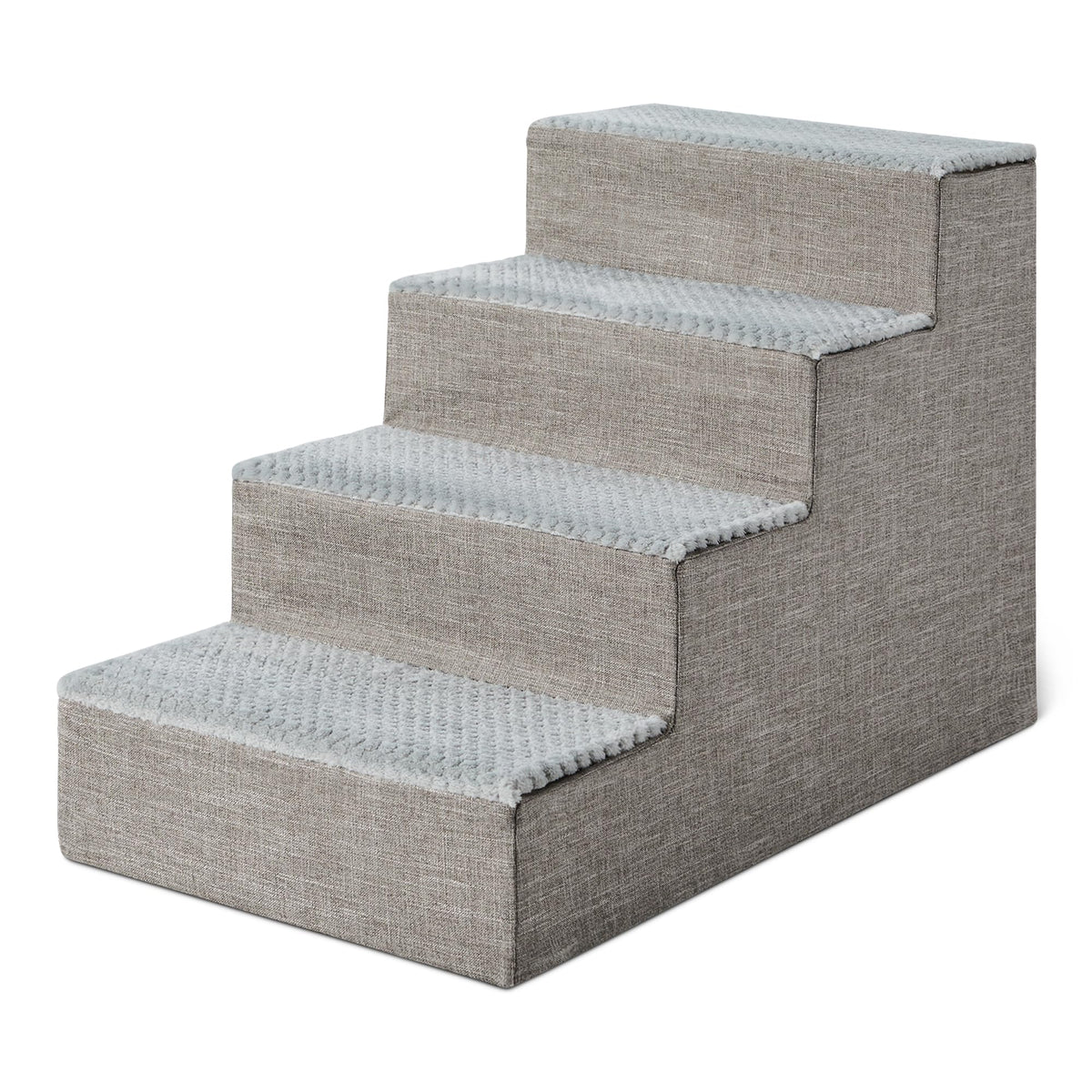 4-Step Non-Slip Grey Dog Steps R6330