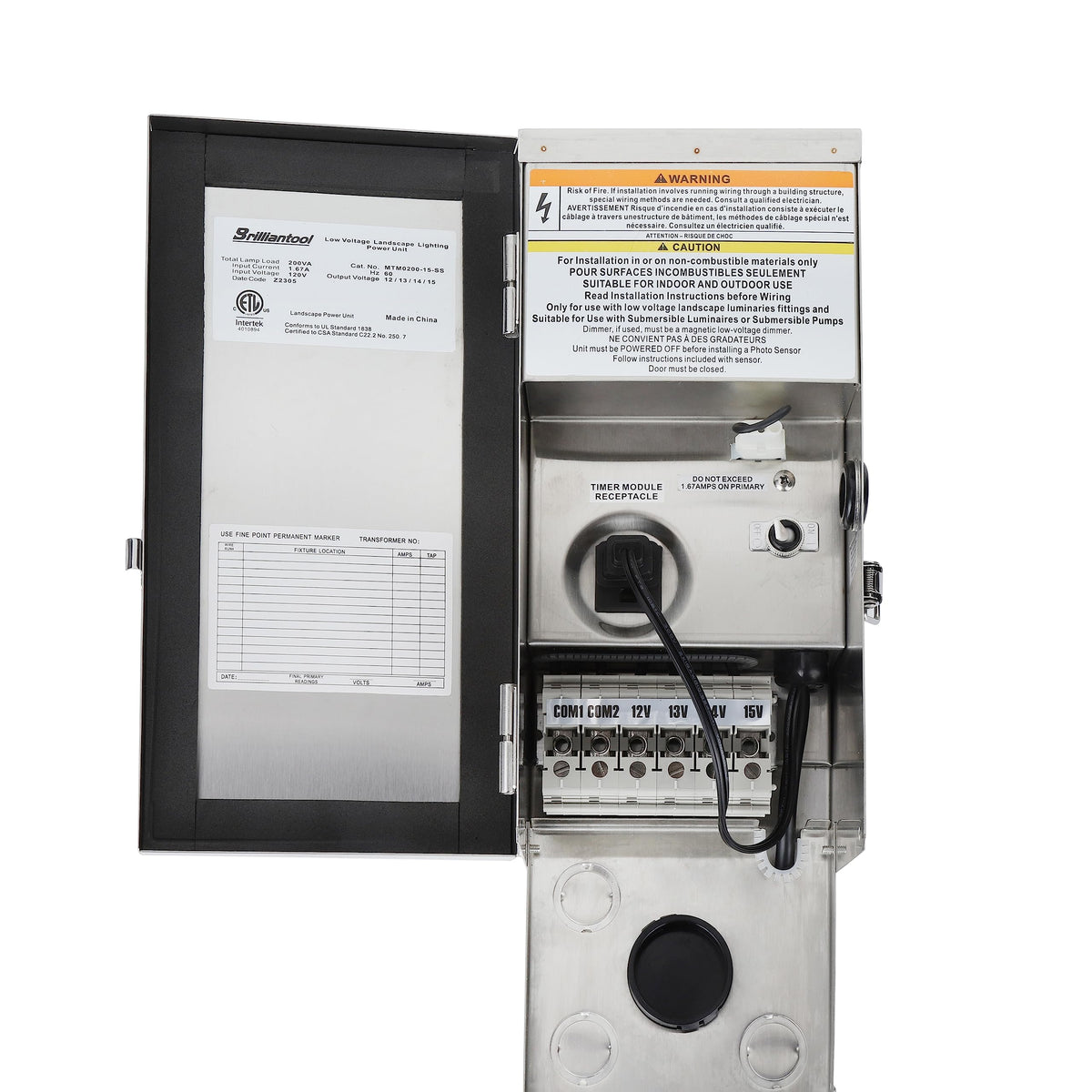 200W Multi-Tap Low Voltage Transformer N80502