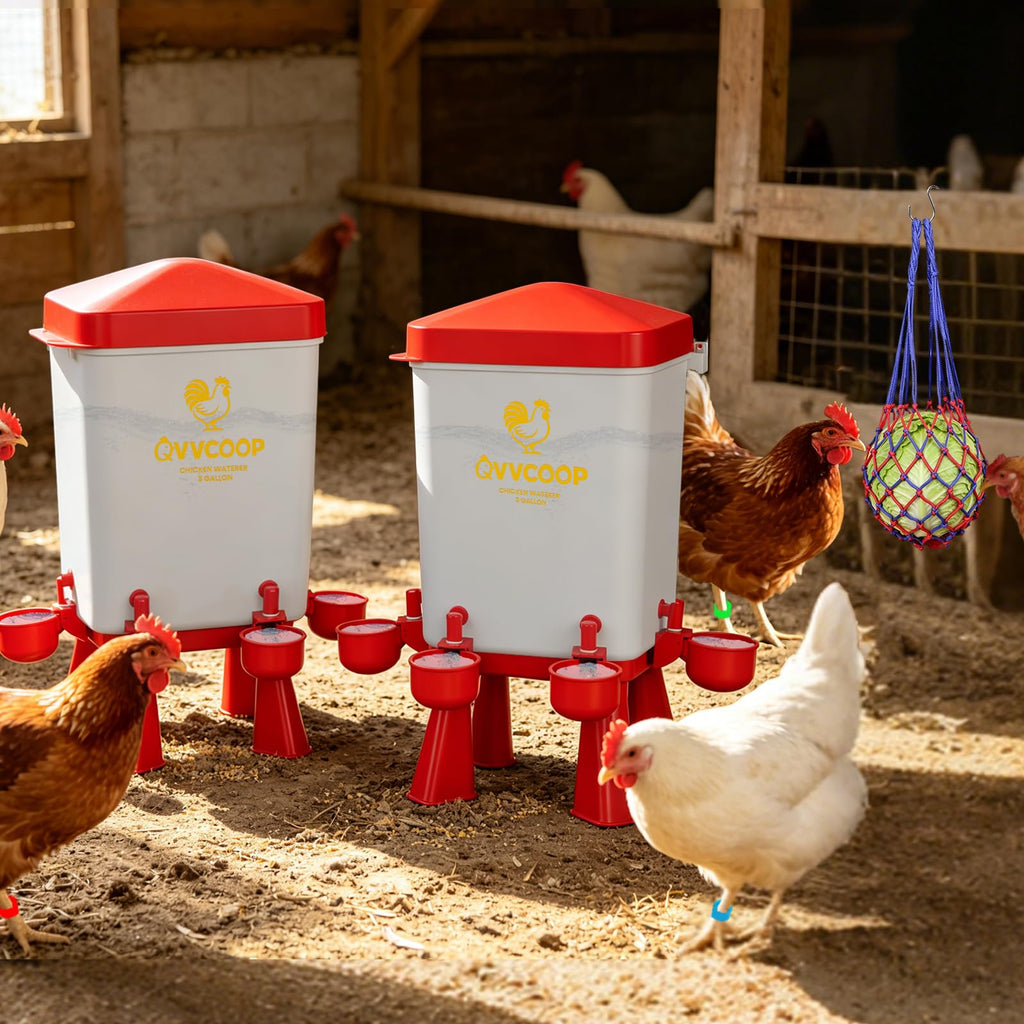3 Gallon Automatic Chicken Waterer with 10 Cups F9480
