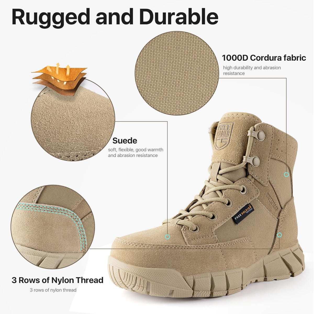 Women's 6 Inches Lightweight Waterproof Hiking Work Boots M91775