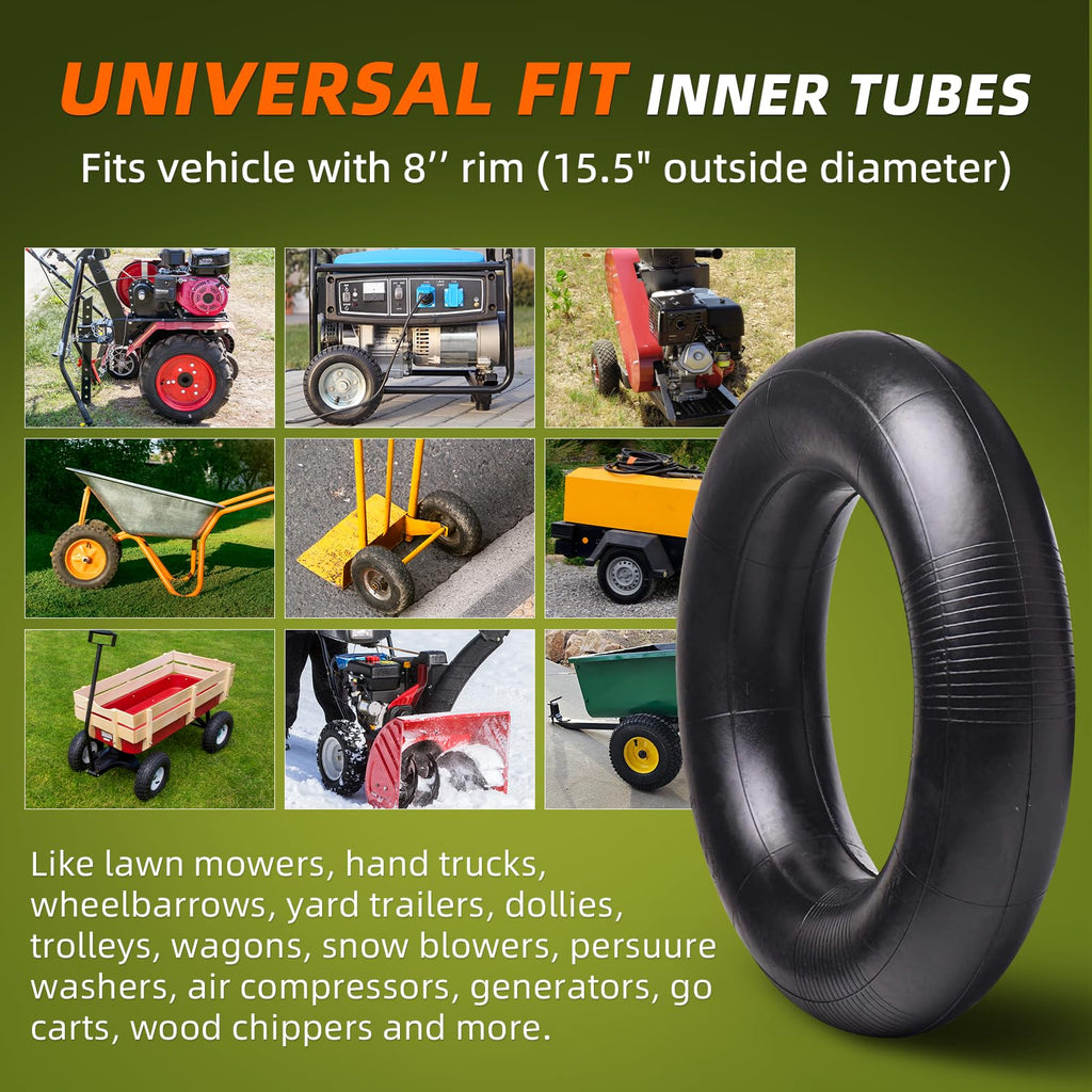 4.80/4.00-8" Inner Tube with TR-13 Straight Valve Stem (4-Pack) Q7364
