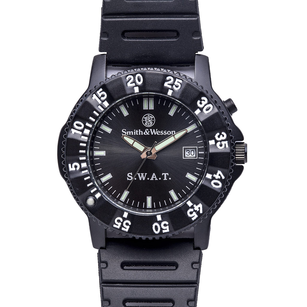 Men's Tactical Watch, 3ATM, Stainless Steel, 40mm P764287