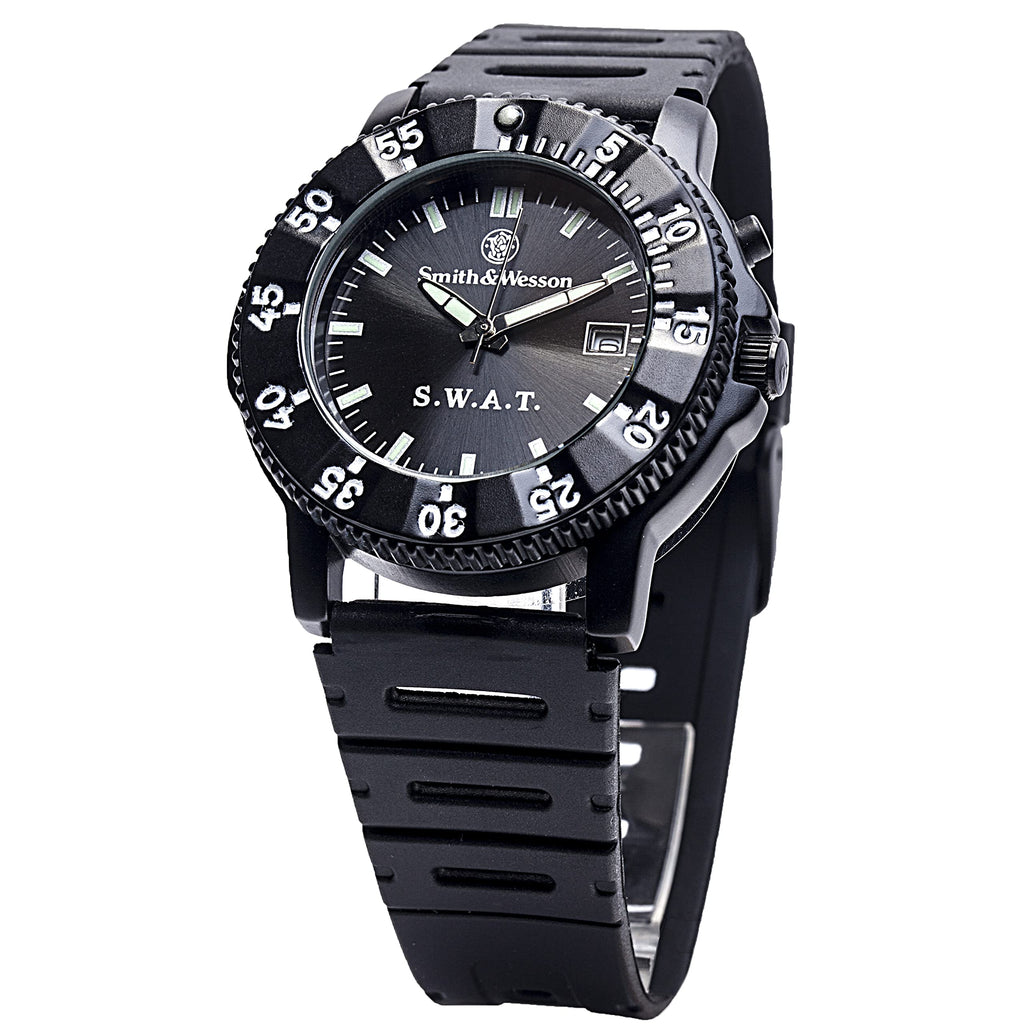 Men's Tactical Watch, 3ATM, Stainless Steel, 40mm P764287