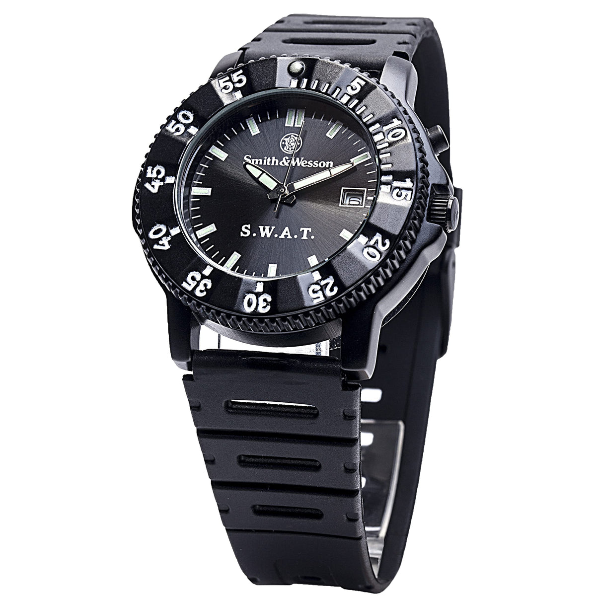 Men's Tactical Watch, 3ATM, Stainless Steel, 40mm P764287