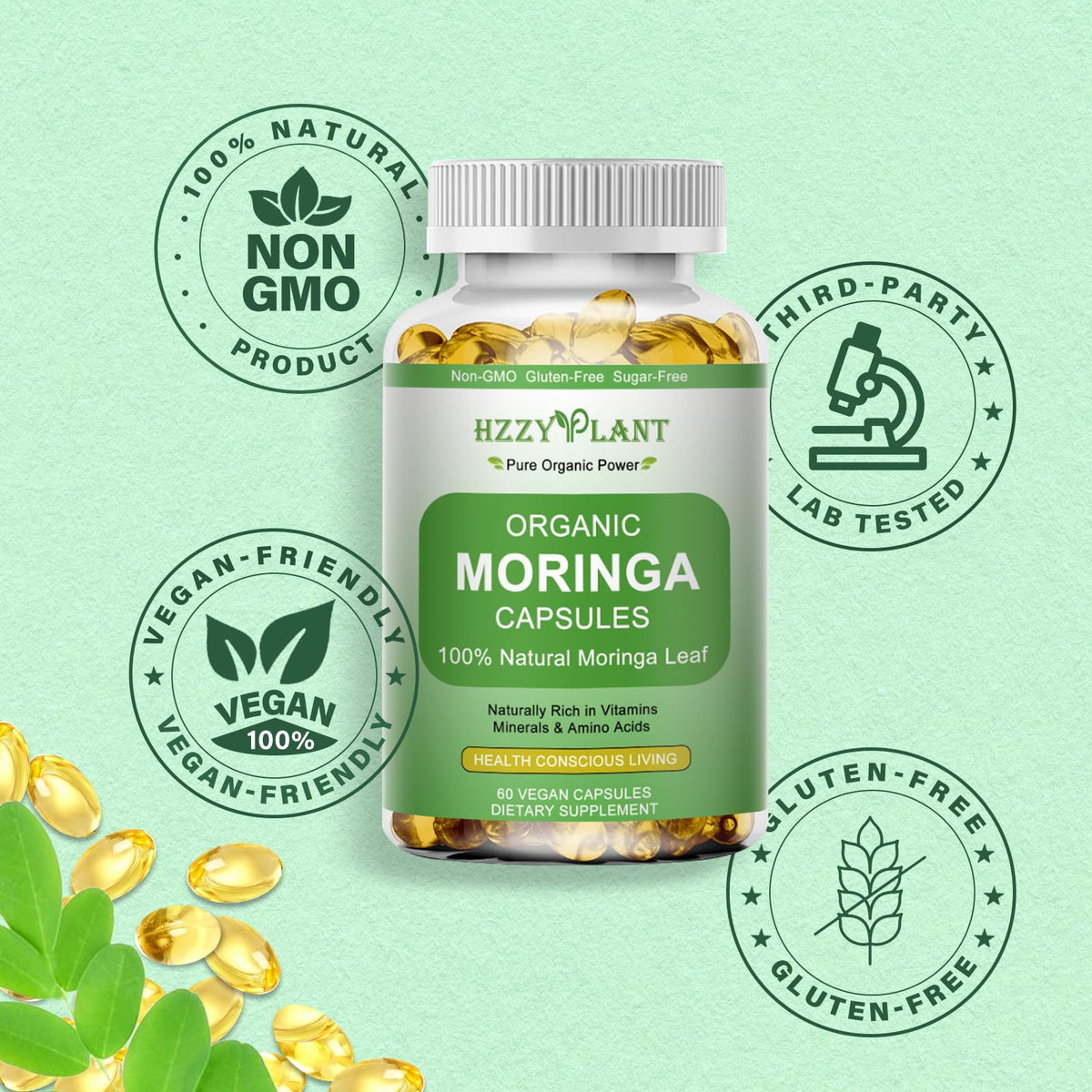 Moringa Softgel Capsules N734098