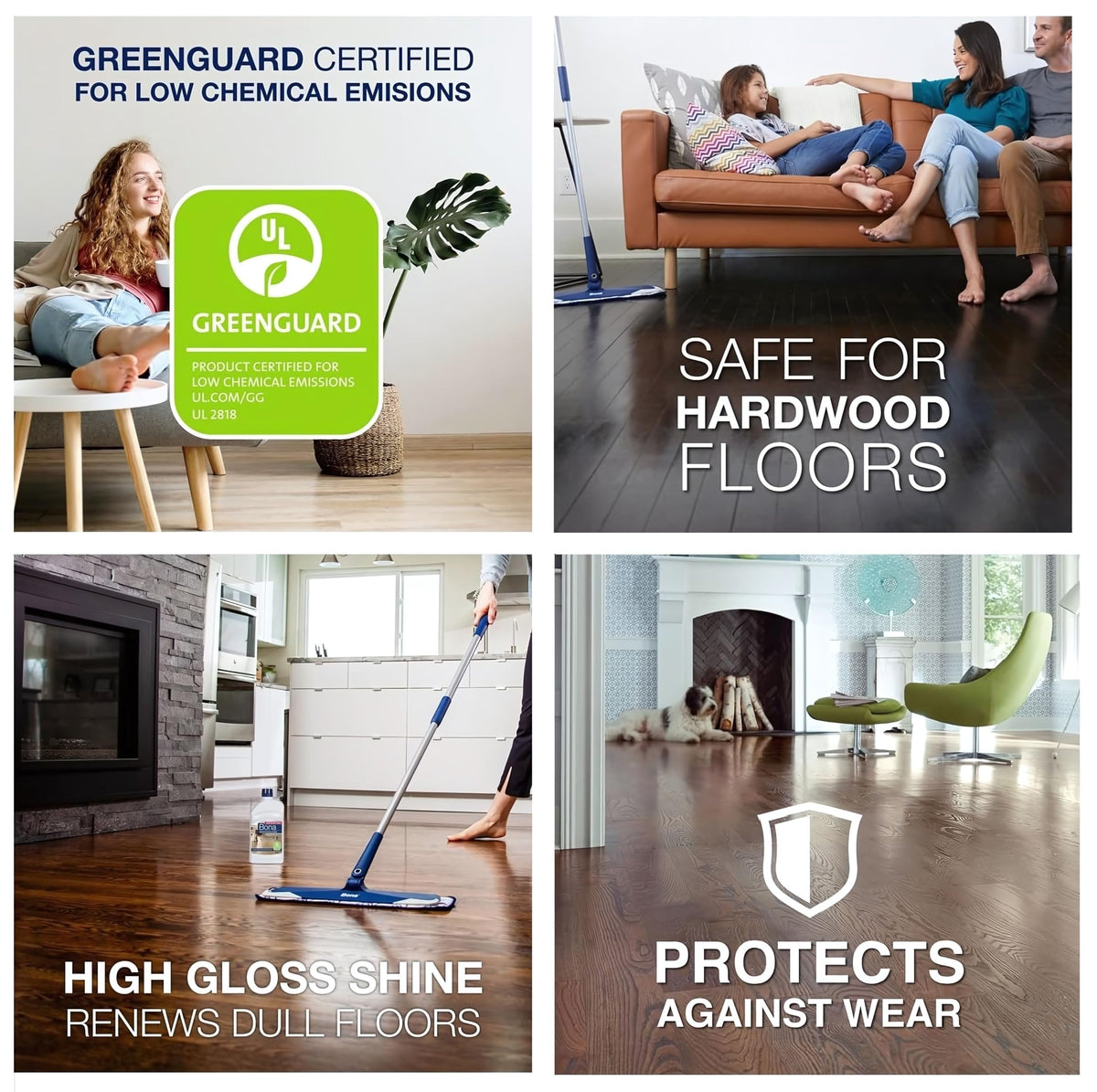 Hi-gloss Hardwood Floor Polish 32 Oz. Pack of 6 P6681