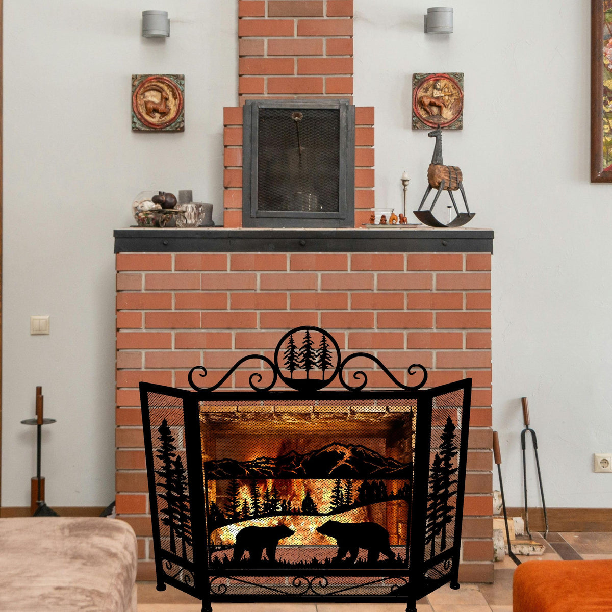 3-Panel Fireplace Screen Q83633