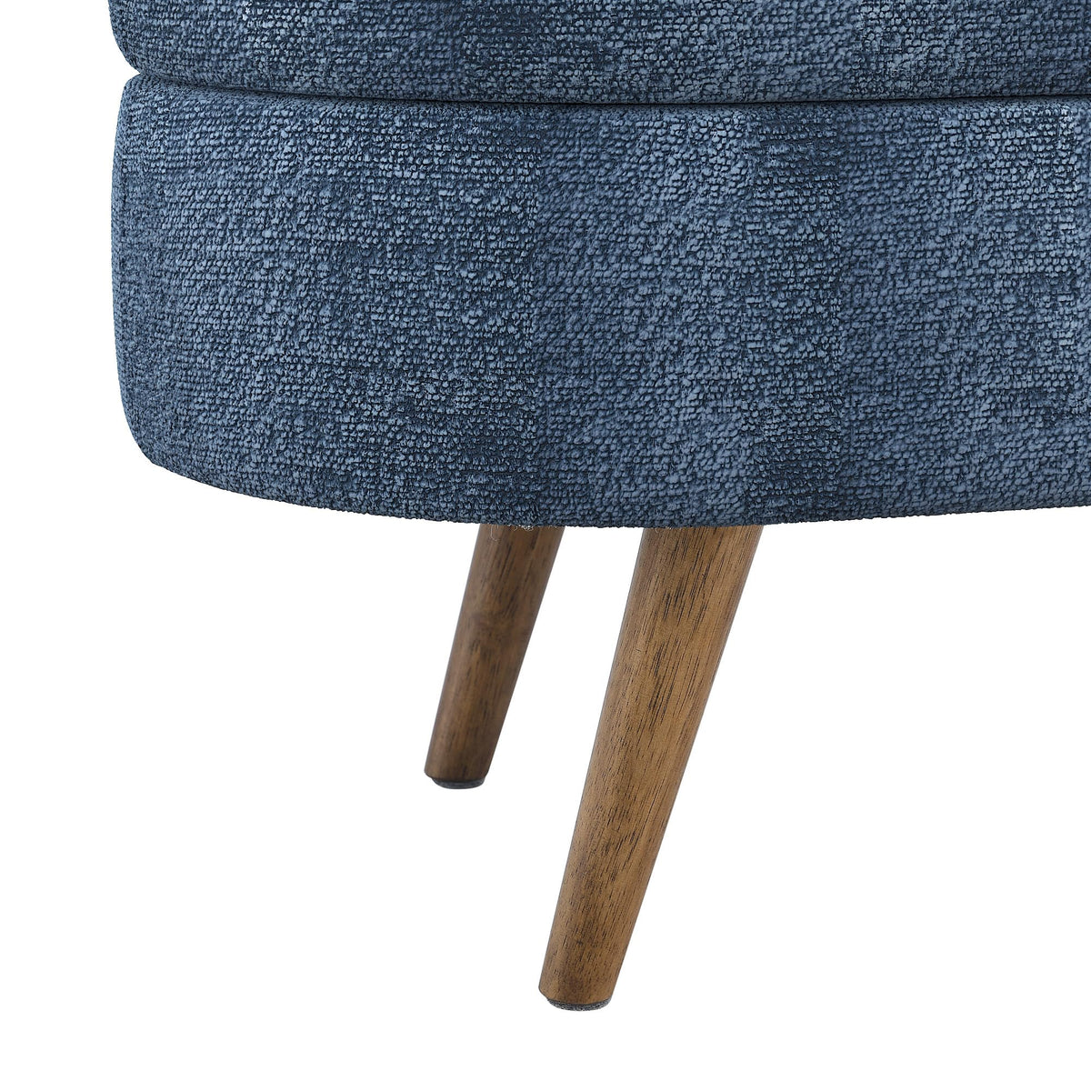 Oval Storage Bench with Rubber Wood Legs S32828