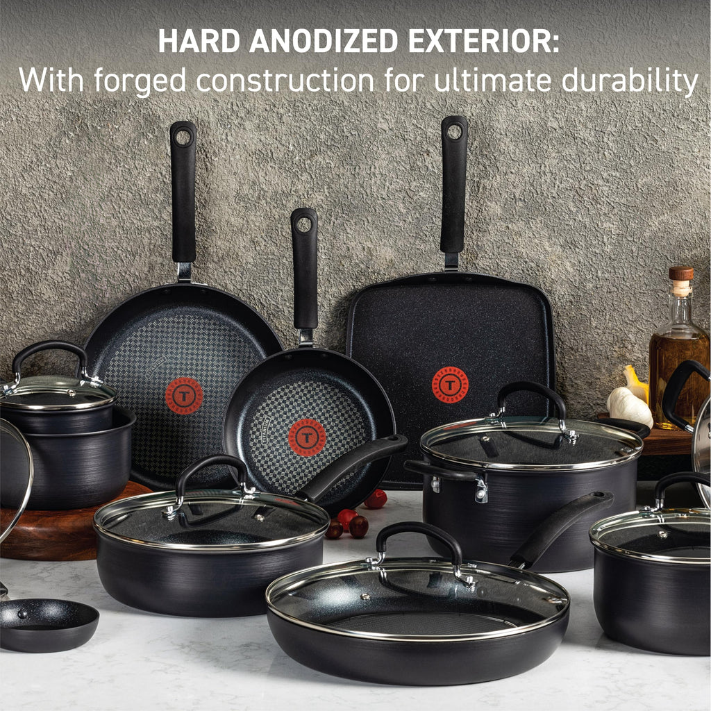 Hard Anodized Nonstick 12 Piece Cookware Set P286